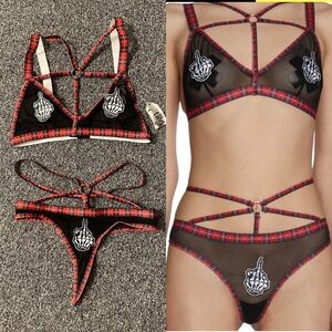 NEW DK Creepin Closer Lingerie Set